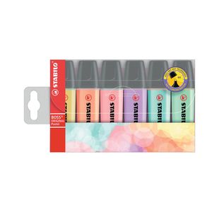 Stabilo Boss Original Highlighter Assorted Pastel Pack of 6 70/6-2