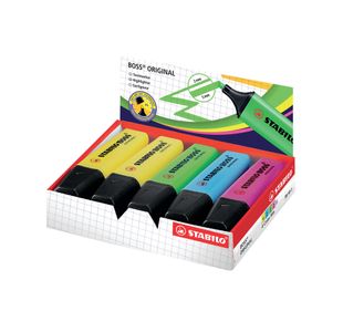 Stabilo Boss Original Highlighter Assorted (Pack of 10) 70/10-1