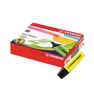 Stabilo Boss Original Highlighter Yellow (Pack of 10) 70/24/10