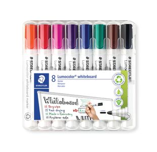 Staedtler Lumocolor 351 Drywipe Marker Assorted (Pack of 8) 351 WP8