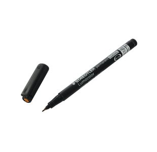 Staedtler Lumocolour CD/DVD Marker Pen Super Fine Black (Pack of 10) 310CDS9