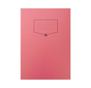 Silvine Recycled Exercise Book Lined with Margin 64 Pages A4 Red (Pack of 10) EXRE101