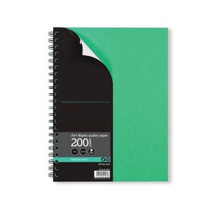 Silvine Luxpad Hardback Wirebound Notebook A4 + (Pack of 6) SPA4FEINT