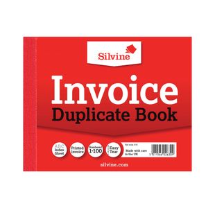 Silvine Duplicate Invoice Book 102x127mm (12 Pack) 616