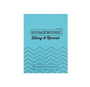 Silvine Homework Diary Record A5 Blue (Pack of 20) EX204