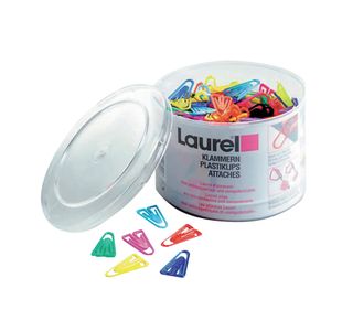 Plastic Paperclips 60mm Assorted Pack of 75 126131399