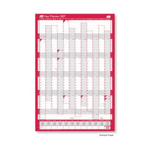 Sasco Year Planner Compact Portrait Unmounted 2027 2410292