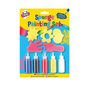 Artbox 10 Piece Sponge Painting Set Assorted Pack of 12 5455