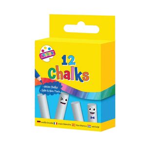 Tallon Blackboard Chalks White Pack of 12 101-0317