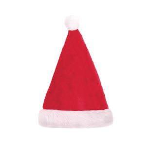 Christmas Plush Classic Santa Hat Pack of 12 X9944A
