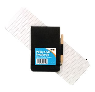 Tiger Police Style Notebook including Pencil (12 Pack) 300789
