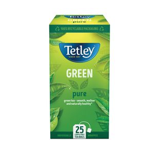 Tetley Pure Green Tea Bags (25 Pack) 1575A