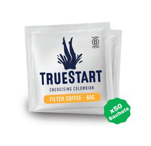 Truestart Energising Colombian Filter Coffee Sachets 60gx50 (Pack of 50) OCFEC60G50
