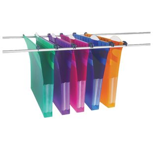 Rexel Multifile Extra Linkable File 30mm Assorted (Pack of 10) 2102574