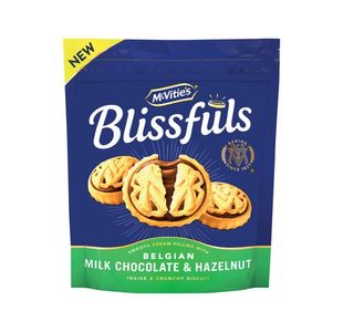 McVities Blissfuls Milk Chocolate and Hazelnut Biscuits 172g 44824