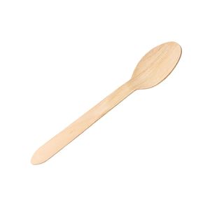 Economy Disposable Birch Wood Spoon 16cm (Pack of 100) F90222-0