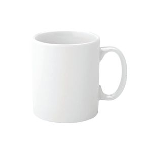 Pure White Economy Straight-Sided Mug 12oz (Pack of 12) E90037-B01012