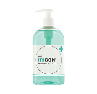 Evans Trigon Unperfumed Handwash + Dispenser 500ml Pack of 6 A050FEV
