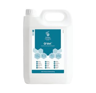 Evans QDET Unperfumed Detergent Glassware/Optics 5L Pack of 2 A164EEV2