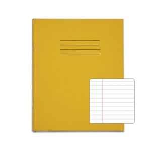 Rhino Exercise Book 48 Page 8x6.5 Yellow (Pack of 100) VAA114-2