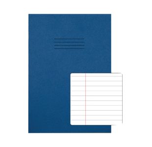 Rhino Exercise Book 8mm Ruled 64P A4 Dark Blue (Pack of 50) VC48394