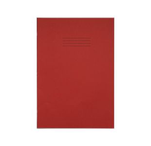 Rhino Exercise Book Plain 48 Pages A4+ Red (Pack of 50) VDU048-010-0