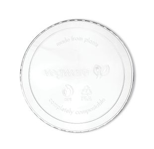 Vegware Deli Container Lid Round 8-32oz Clear (Pack of 500) VDC-120H