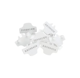 Versapak T2 Numbered Seals White (Pack of 500) NUMBEREDT2