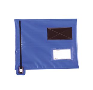 GoSecure Flat Mailing Pouch 286x336mm Blue VP99111