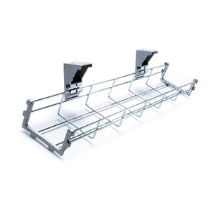 Drop down cable management tray 1200mm long