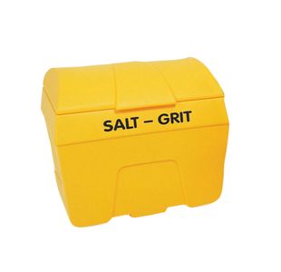 Winter Lockable Salt and Grit Bin 400 Litre No Hopper Yellow 317074