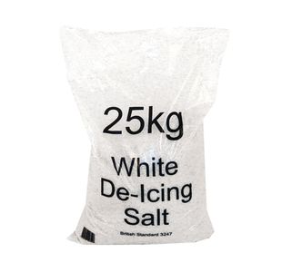 White Winter De-Icing Salt 25kg Bag (10 Pack) 383499