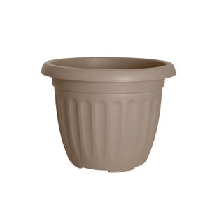Whitefurze 40cm Athens Round Planter Taupe G07R40TP