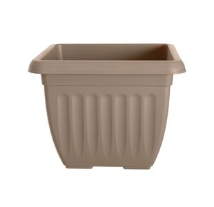 Whitefurze 40cm Athens Square Planter Taupe G07S40TP