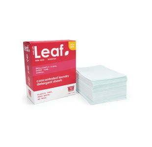 Wash with Leaf Non-Bio Laundry Sheets White Pack of 75 Leaf-NB-75