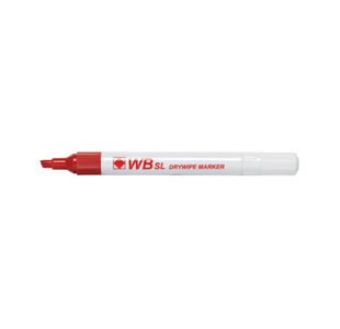 Red Whiteboard Markers Chisel Tip (Pack of 10) WX26037