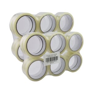 Sticky Tape 24mm x 66m Clear (Pack of 12) WX27017