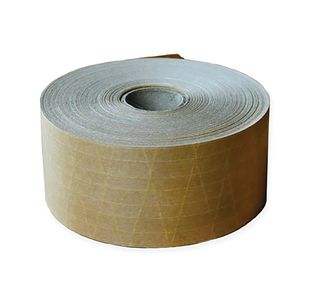Reinforced Gummed Paper Tape GSI 60mm x 150m Buff 5056301801230
