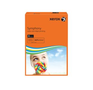 Xerox Symphony 80gsm Deep Tints Orange A4 Paper Ream (Pack of 500) 003R93953