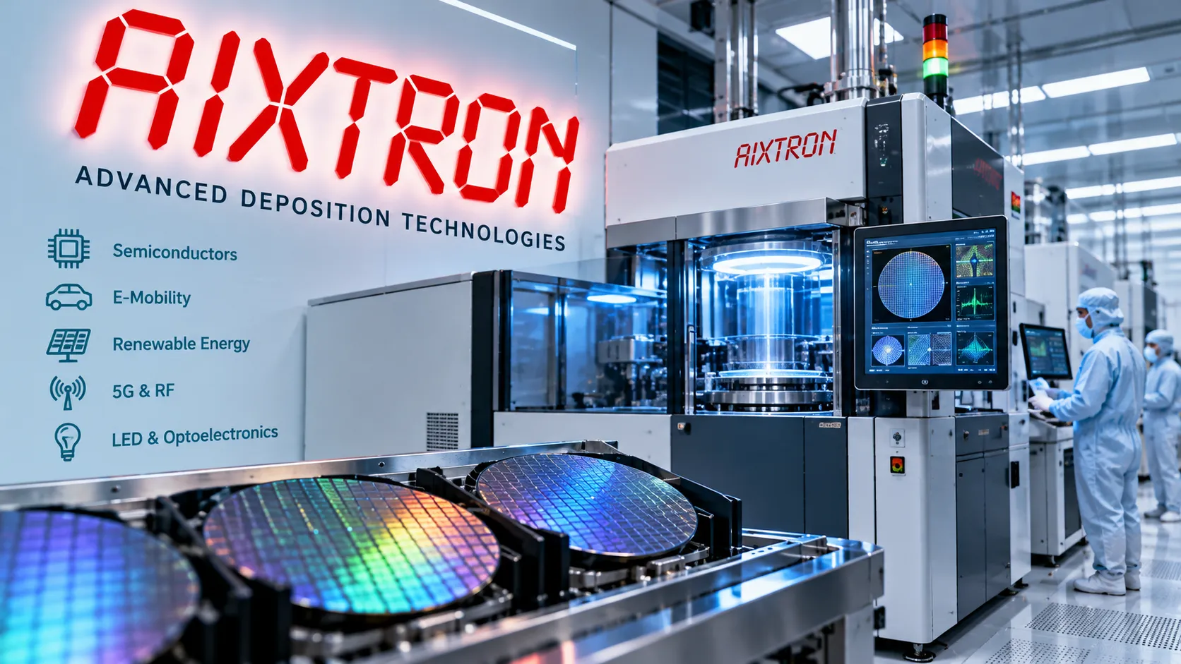AIXTRON im Hightech-Reinraum