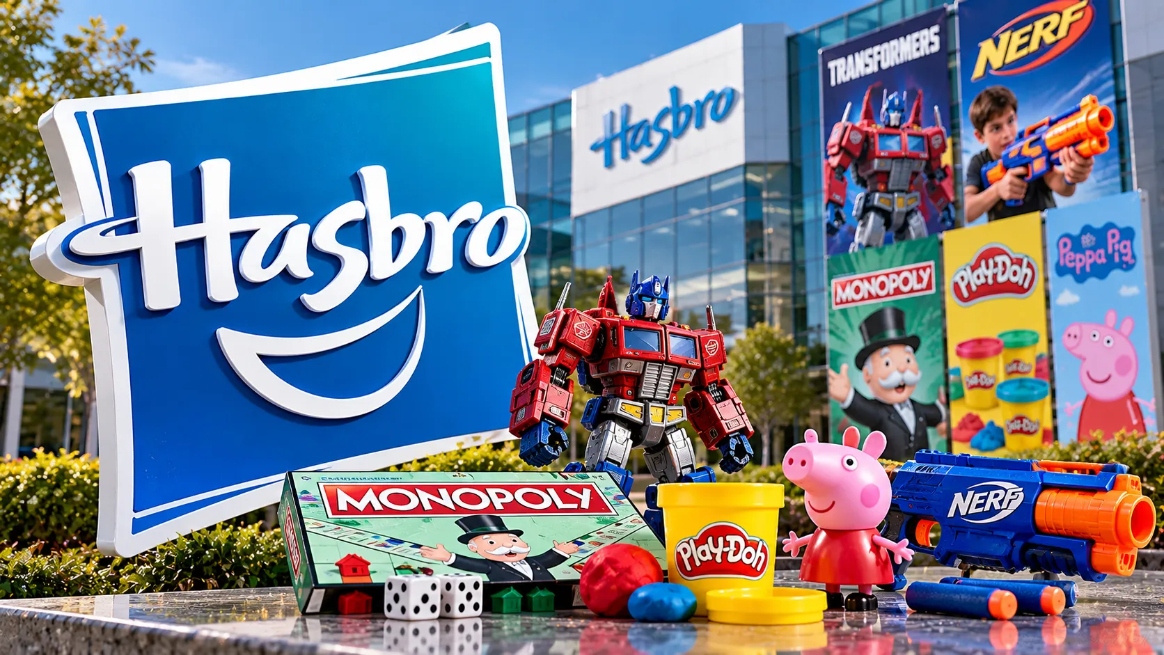 Hasbro Markenwelt mit Spielzeugklassikern