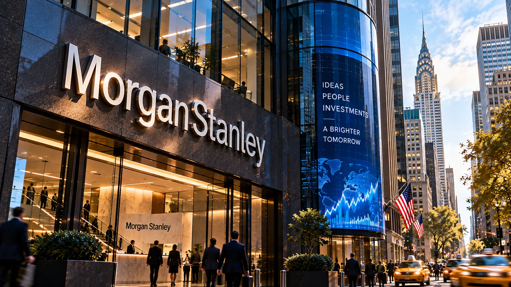 Morgan Stanley im New Yorker Finanzviertel