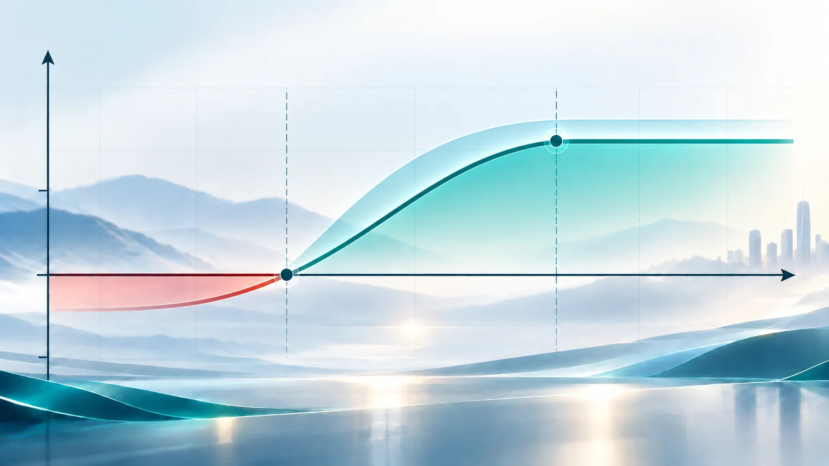Payoff-Diagramm der Optionsstrategie Call Diagonal Spread