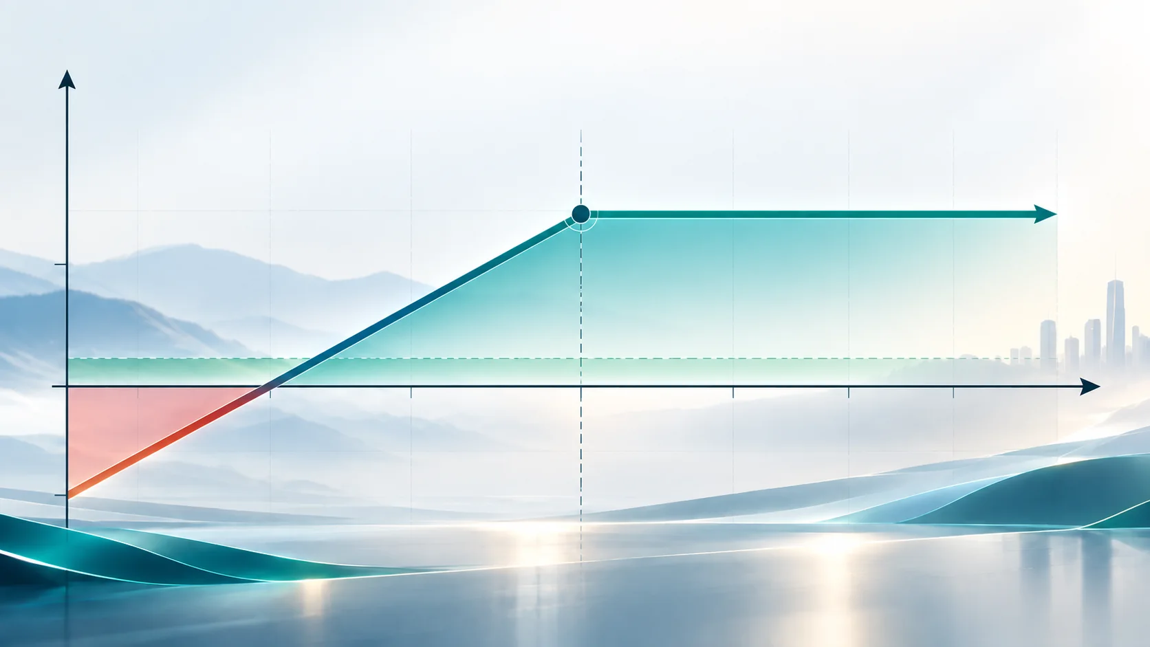 Payoff-Diagramm der Optionsstrategie Covered Call