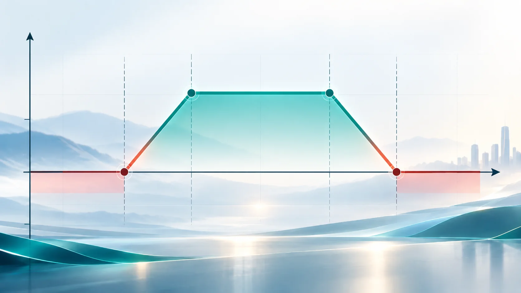 Payoff-Diagramm der Optionsstrategie Long Call Condor