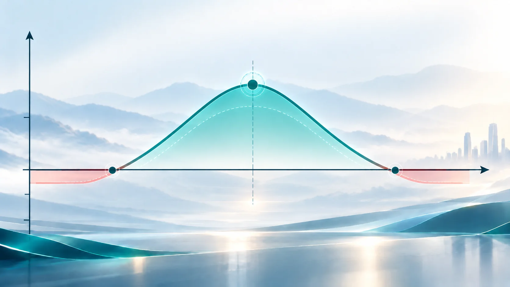 Payoff-Diagramm der Optionsstrategie Put Calendar Spread