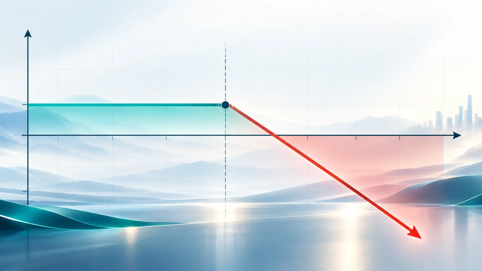 Payoff-Diagramm der Optionsstrategie Short Call
