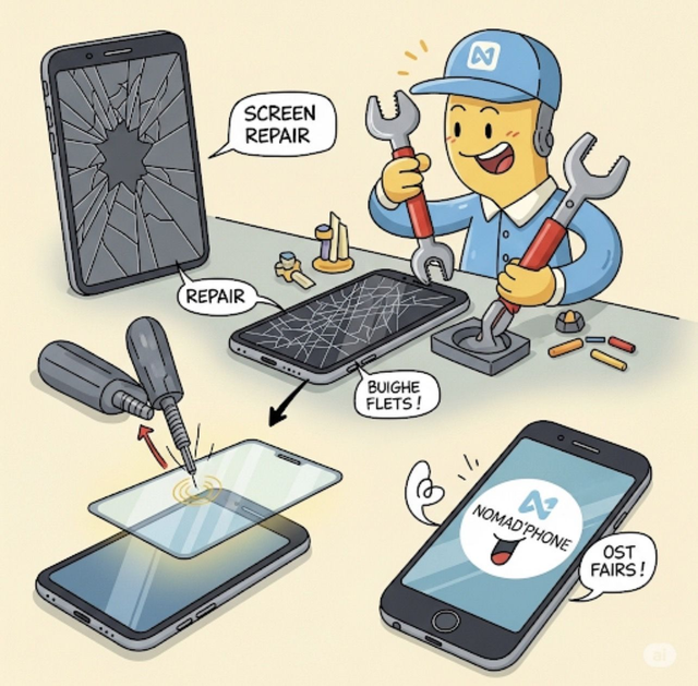 Remplacement  Ecran iPhone 16 · SOFT OLED